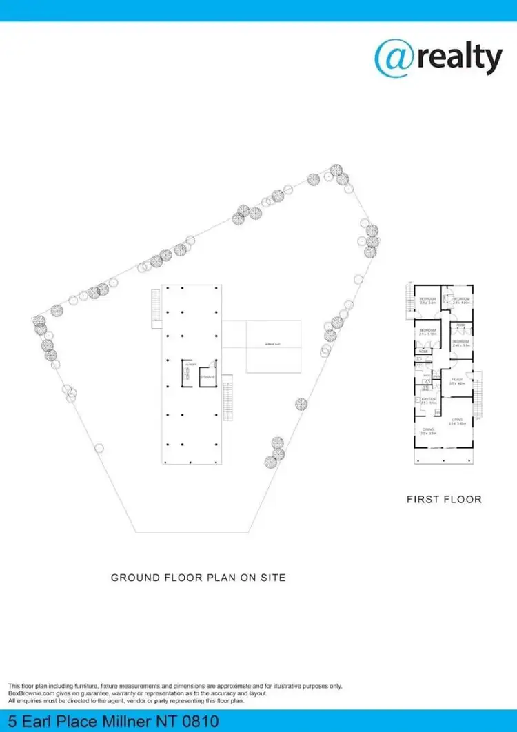 Floorplan of Homely house listing, 5 Earl Place, Millner NT 810