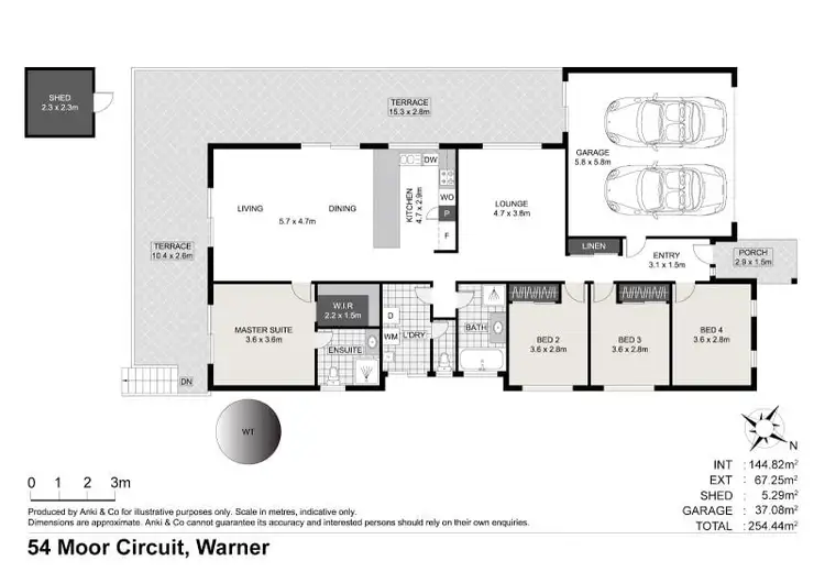 Floorplan of Homely house listing, 54 Moor Circuit, Warner QLD 4500