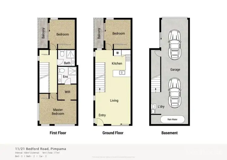 Floorplan of Homely townhouse listing, 11/21 Bedford Road, Pimpama QLD 4209