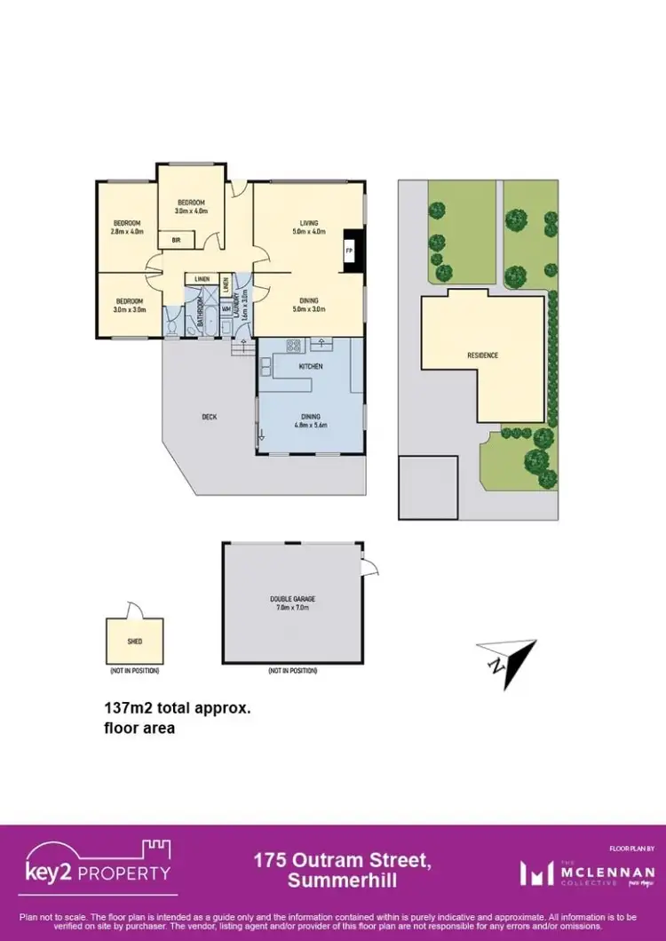 Floorplan of Homely house listing, 175 Outram Street, Summerhill TAS 7250