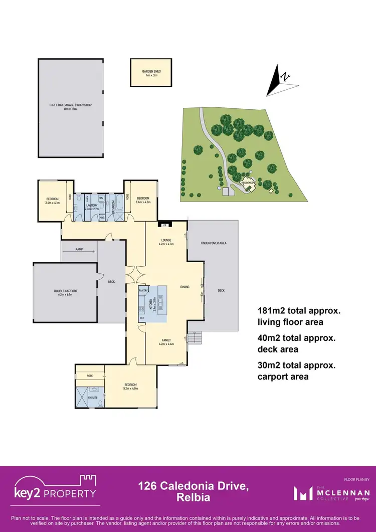 Floorplan of Homely house listing, 126 Caledonia Drive, Relbia TAS 7258