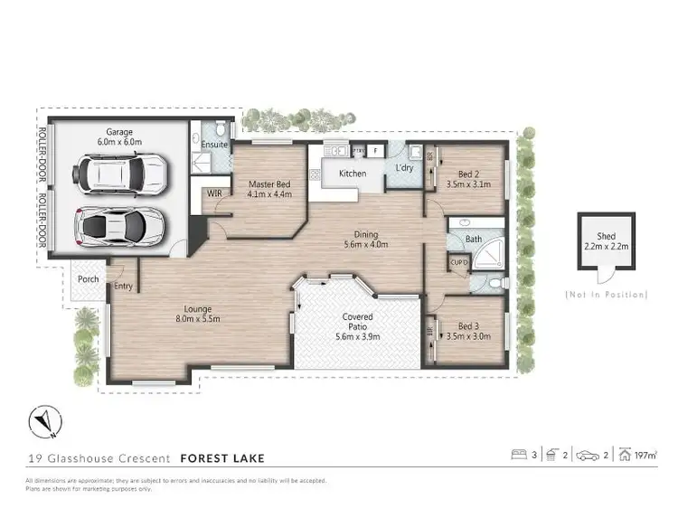 Floorplan of Homely house listing, 19 Glasshouse Crescent, Forest Lake QLD 4078