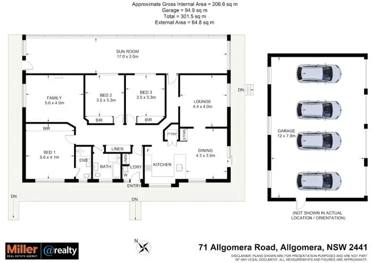 Floorplan of Homely house listing, 71 Allgomera Road, Allgomera NSW 2441