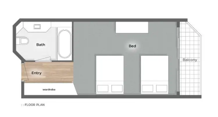 Floorplan of Homely apartment listing, 915/22 View Avenue, Surfers Paradise QLD 4217