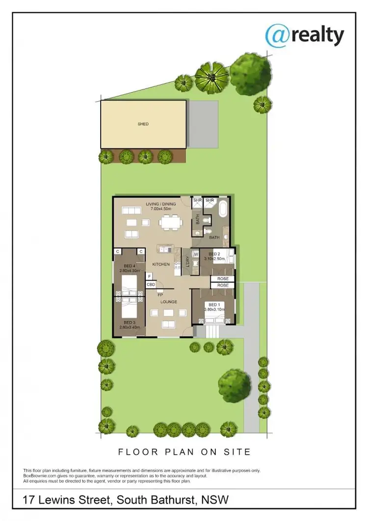 Floorplan of Homely house listing, 17 Lewins Street, South Bathurst NSW 2795
