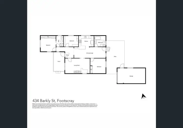 Floorplan of Homely house listing, 434 Barkly Street, Footscray VIC 3011