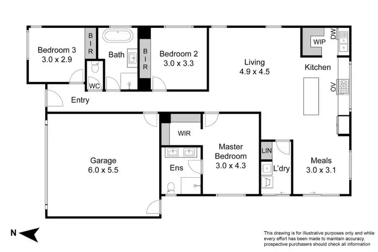 Floorplan of Homely house listing, 25 Generation Crescent, Mambourin VIC 3024