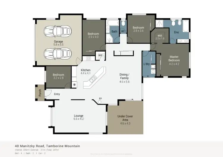 Floorplan of Homely house listing, 40 Manitzky Road, Tamborine Mountain QLD 4272