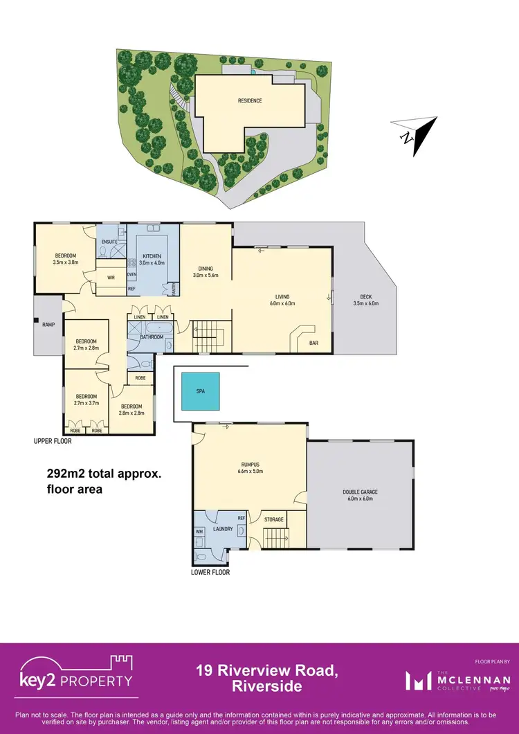 Floorplan of Homely house listing, 19 Riverview Road, Riverside TAS 7250