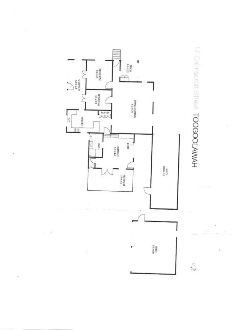 Floorplan of Homely house listing, 17 Cairnscroft Street, Toogoolawah QLD 4313