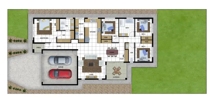 Floorplan of Homely house listing, 16 Sandpaper Court, Zuccoli NT 832