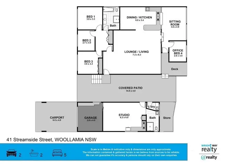 Floorplan of Homely house listing, 41 Streamside Street, Woollamia NSW 2540