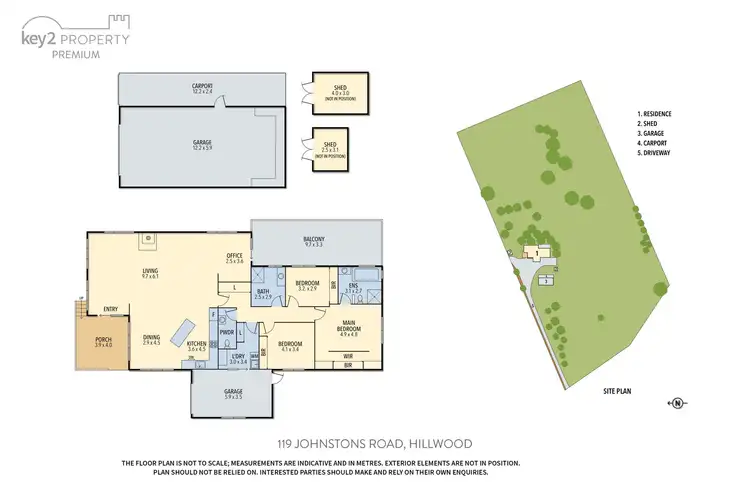 Floorplan of Homely house listing, 119 Johnstons Road, Hillwood TAS 7252