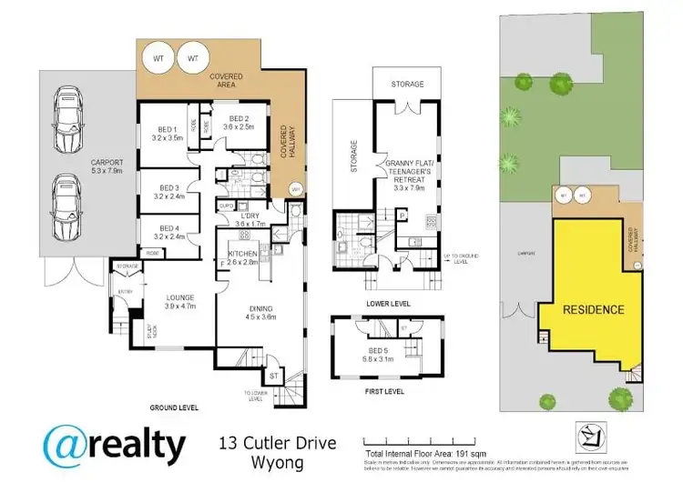 Floorplan of Homely house listing, 13 Cutler Drive, Wyong NSW 2259