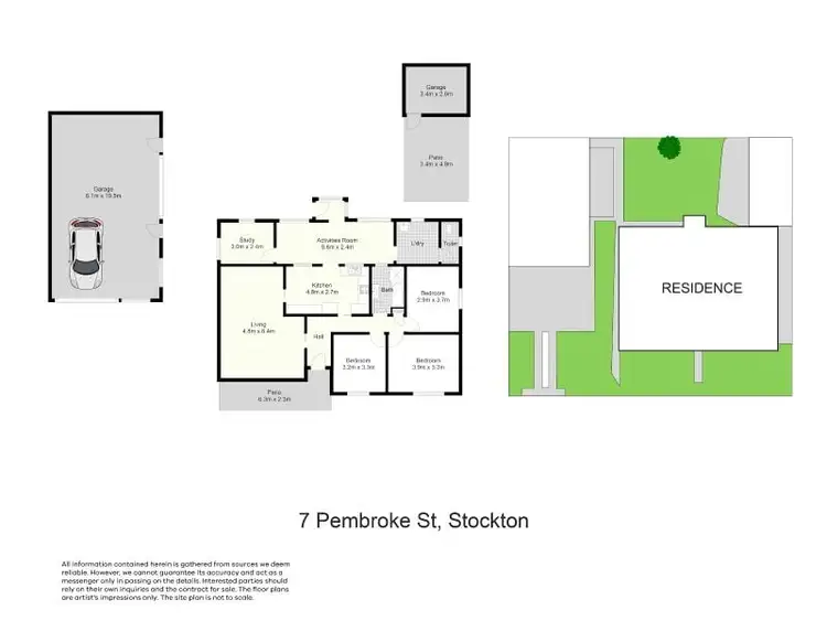 Floorplan of Homely house listing, 7 Pembroke Street, Stockton NSW 2295
