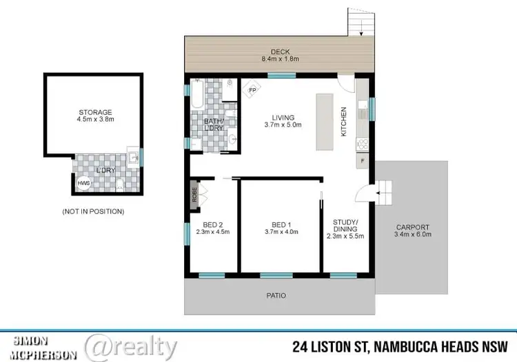 Floorplan of Homely house listing, 24 Liston Street, Nambucca Heads NSW 2448