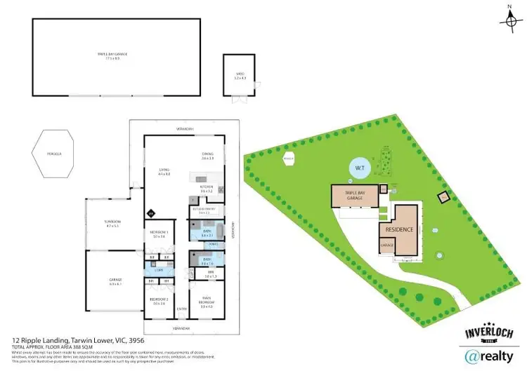 Floorplan of Homely house listing, 12 Ripple Landing, Tarwin Lower VIC 3956