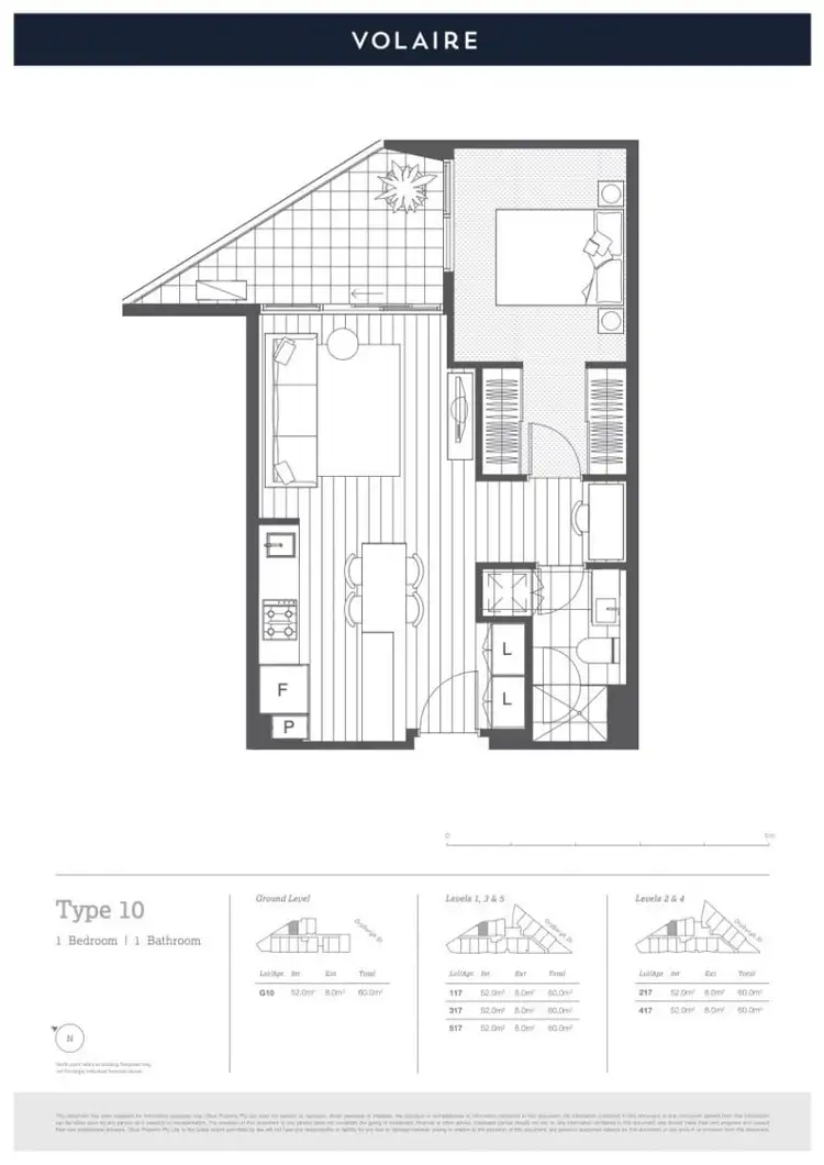 Floorplan of Homely apartment listing, 117/9 Dryburgh street, West Melbourne VIC 3003