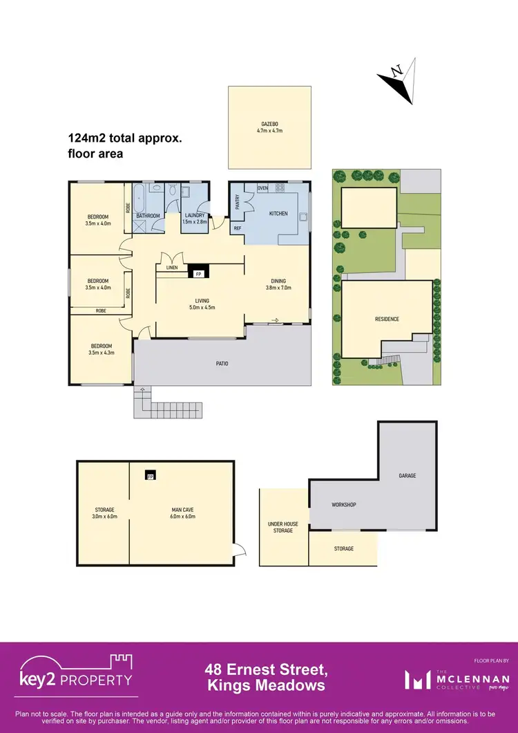 Floorplan of Homely house listing, 48 Ernest Street, Kings Meadows TAS 7249