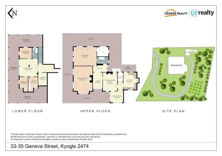Floorplan of Homely house listing, 33/35 Geneva Street, Kyogle NSW 2474
