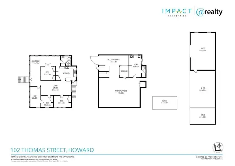 Floorplan of Homely house listing, 102 Thomas Street, Howard QLD 4659