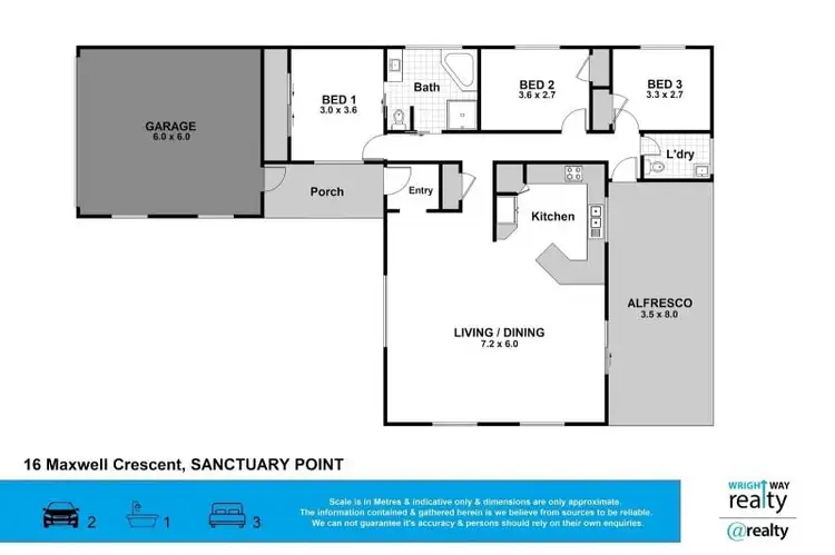 Floorplan of Homely house listing, 16 Maxwell Crescent, Sanctuary Point NSW 2540