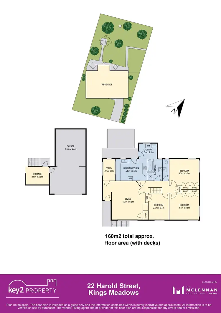 Floorplan of Homely house listing, 22 Harold Street, Kings Meadows TAS 7249