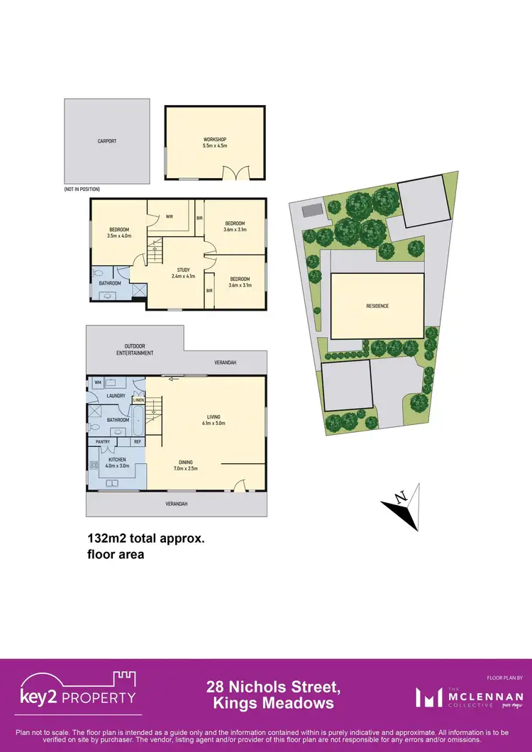 Floorplan of Homely house listing, 28 Nichols Street, Kings Meadows TAS 7249