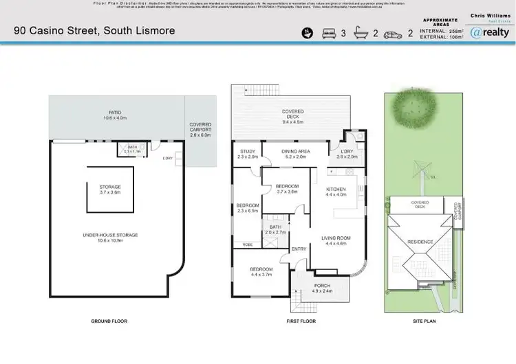 Floorplan of Homely house listing, 90 Casino Street, South Lismore NSW 2480