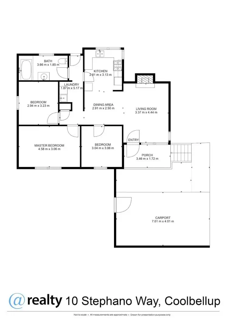 Floorplan of Homely house listing, 10 Stephano Way, Coolbellup WA 6163