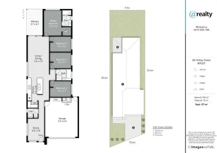 Floorplan of Homely house listing, 28 Hickey Street, Ripley QLD 4306