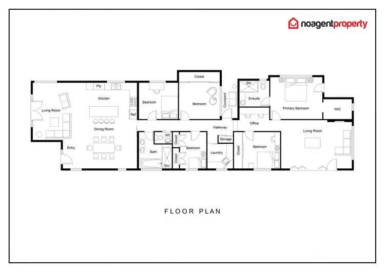 Floorplan of Homely house listing, 163 Larmer Street, Narrandera NSW 2700