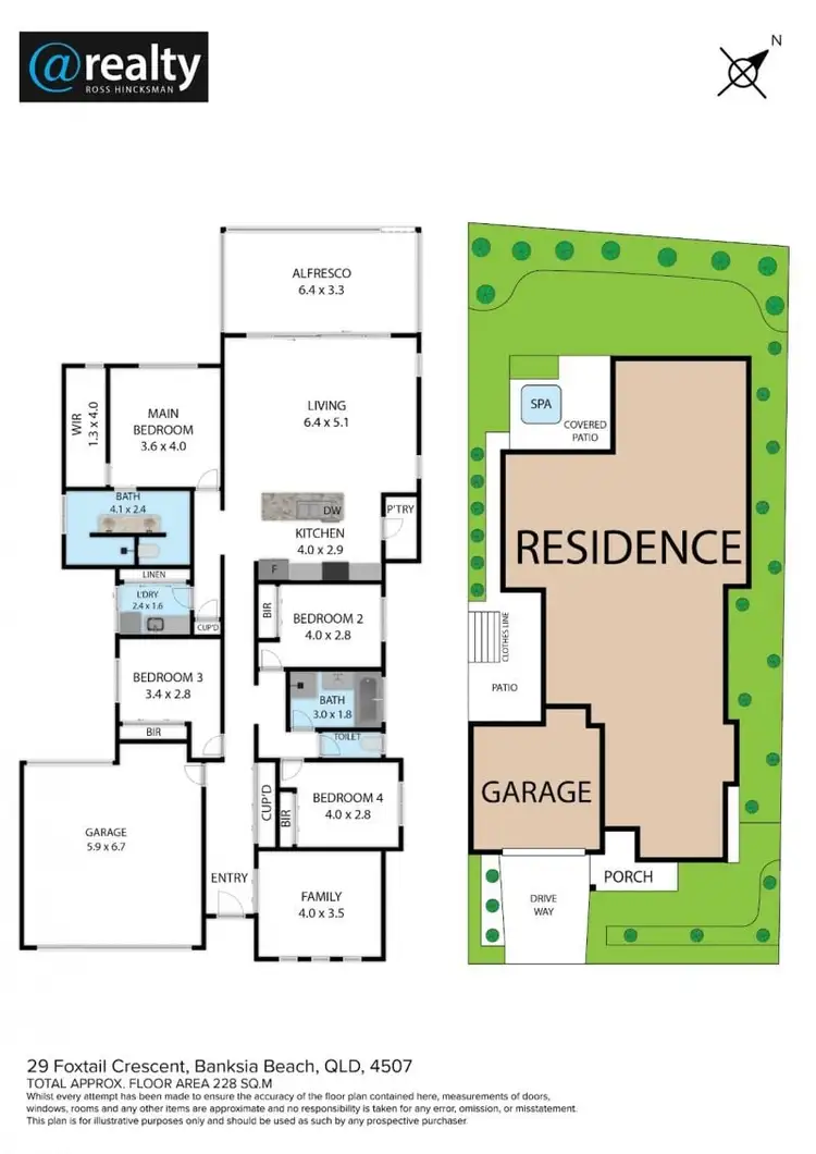 Floorplan of Homely house listing, 29 Foxtail Crescent, Banksia Beach QLD 4507