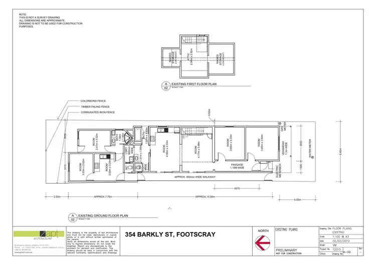 Floorplan of Homely house listing, 354 Barkly St, Footscray VIC 3011