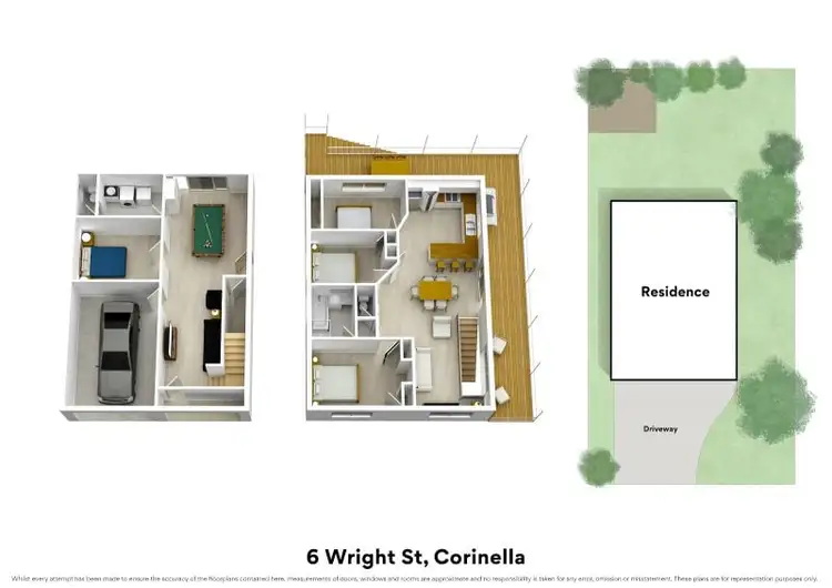 Floorplan of Homely house listing, 6 Wright Street, Corinella VIC 3984