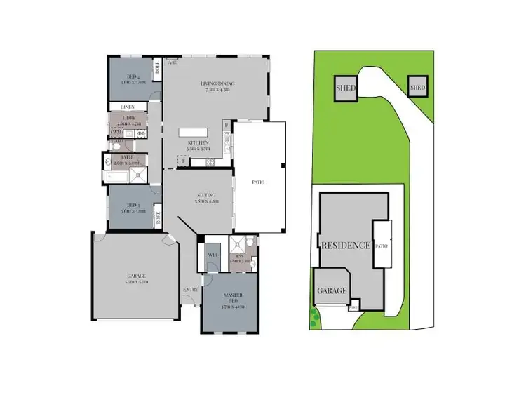 Floorplan of Homely house listing, 17 Royal Place, Leongatha VIC 3953