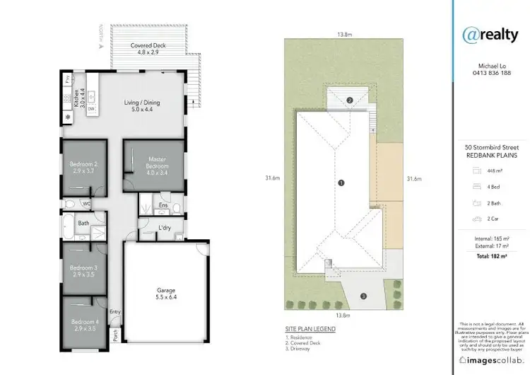 Floorplan of Homely house listing, 50 Stormbird Street, Redbank Plains QLD 4301