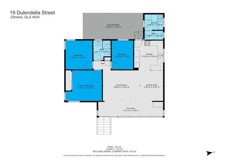 Floorplan of Homely house listing, 19 Dulendella Street, Zillmere QLD 4034