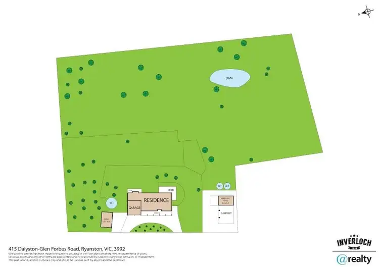 Floorplan of Homely rural property listing, 415 Dalyston-Glen Forbes Road, Ryanston VIC 3992