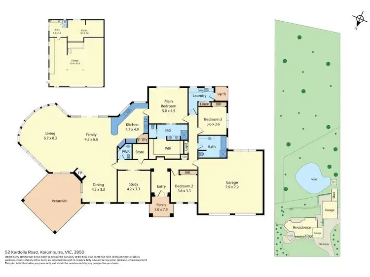 Floorplan of Homely house listing, 52 Kardella Road, Korumburra VIC 3950