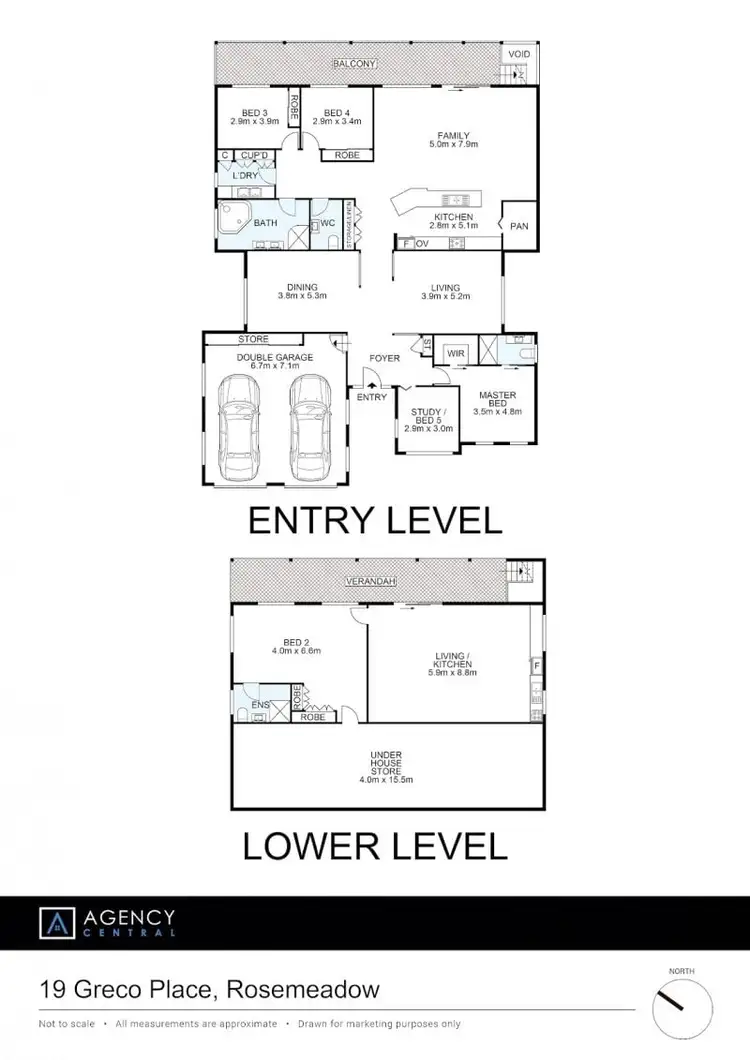 Floorplan of Homely house listing, 19 Greco Place, Rosemeadow NSW 2560