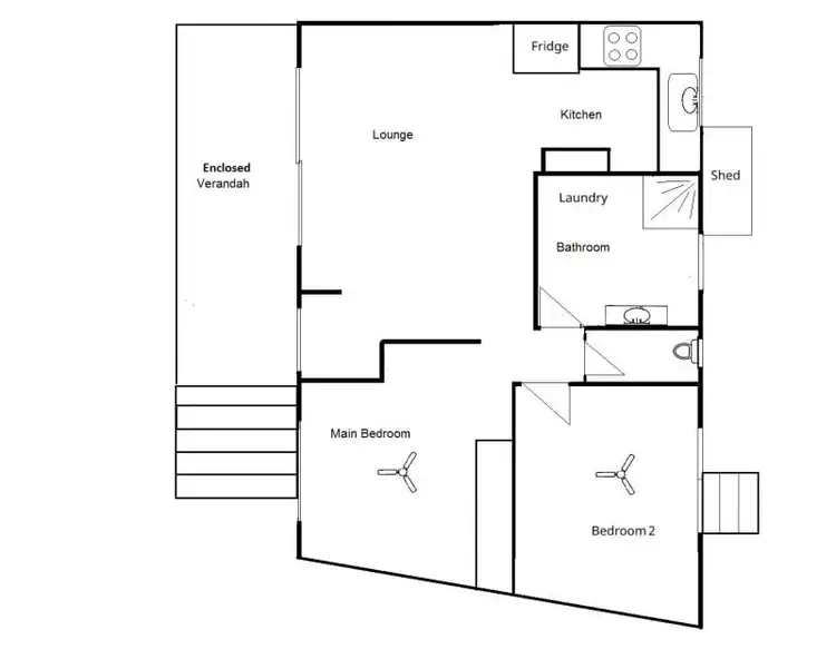 Floorplan of Homely unit listing, 213/42 David Low Way, Diddillibah QLD 4559