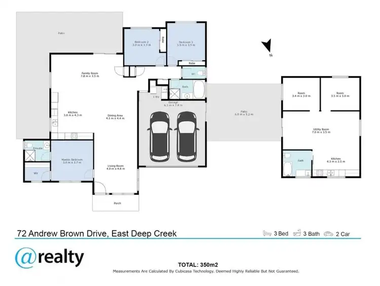 Floorplan of Homely house listing, 72 Andrew Brown Drive, East Deep Creek QLD 4570
