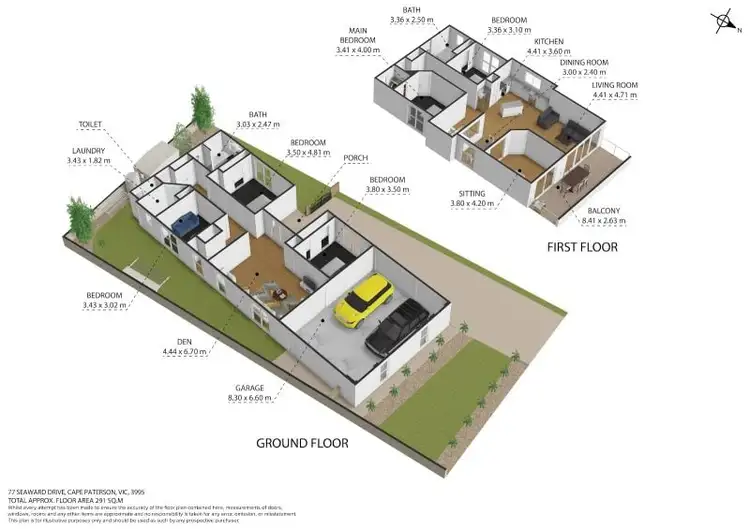 Floorplan of Homely house listing, 77 Seaward Drive, Cape Paterson VIC 3995