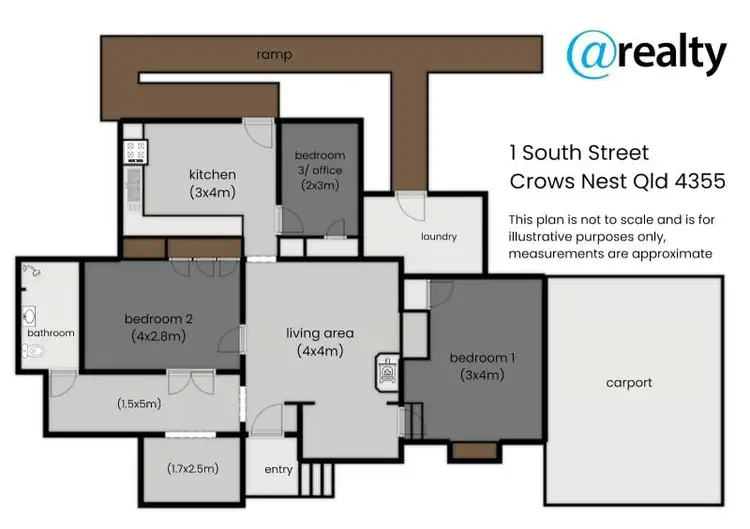 Floorplan of Homely house listing, 1 South Street, Crows Nest QLD 4355