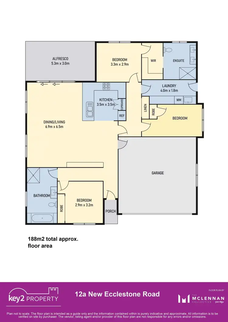 Floorplan of Homely unit listing, 1/12A New Ecclestone Road, Riverside TAS 7250