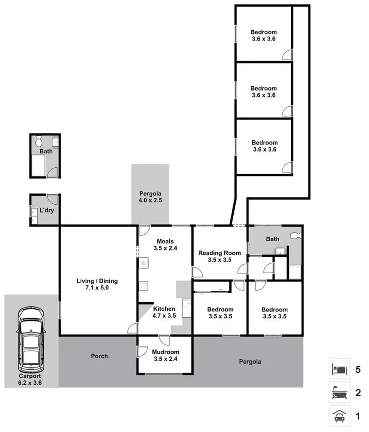 Floorplan of Homely house listing, Address available on request