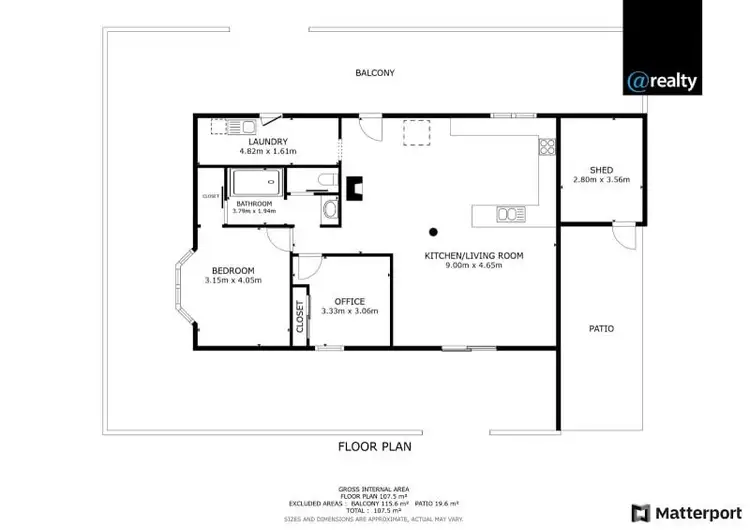 Floorplan of Homely rural property listing, 14 Jacaranda Drive, Millstream QLD 4888