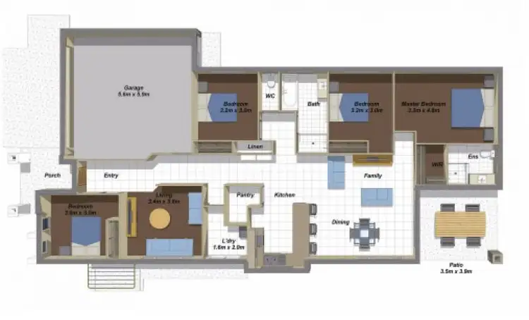 Floorplan of Homely house listing, Lot 1 Newwer Street, Redland Bay QLD 4165