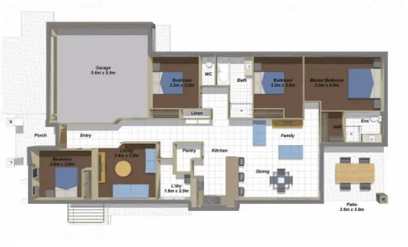 Floorplan of Homely house listing, Lot 1 Newwer Street, Redland Bay QLD 4165